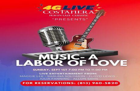 4G Live And Costanera Peruvian Cuisine Present The 'Labor Day Weekend Of Music And Fun'