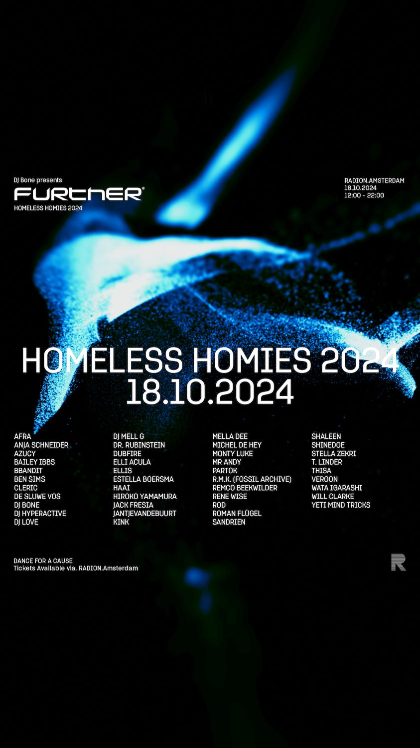 Further X Homeless Homies Ade 2024