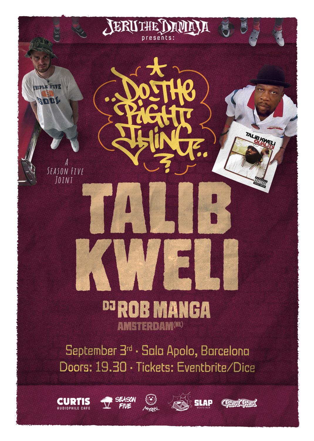 Talib Kweli And Jeru The Damaja In Barcelona