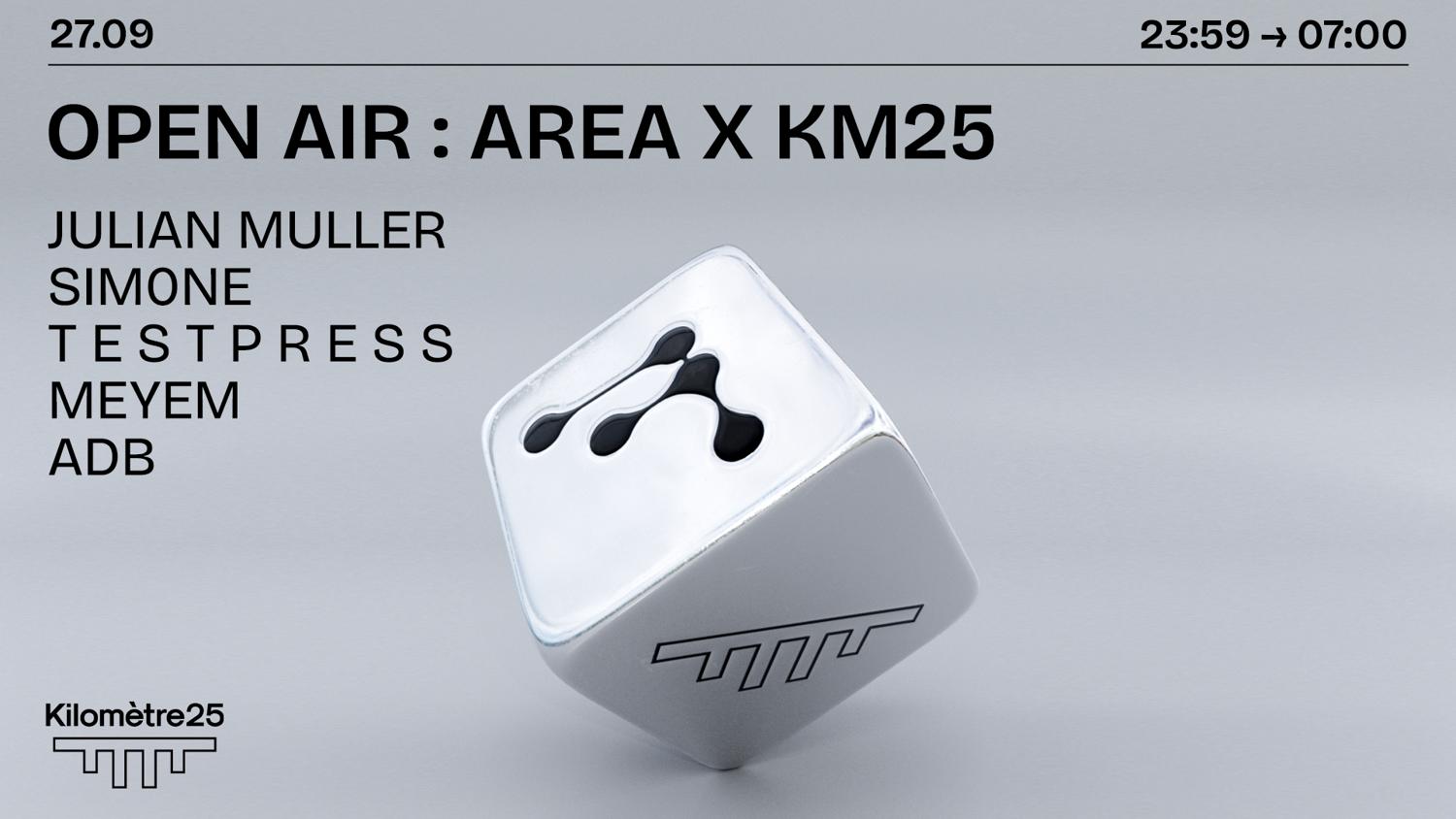 Area X Km25: Julian Muller, Sim0Ne, Meyem, T E S T P R E S S