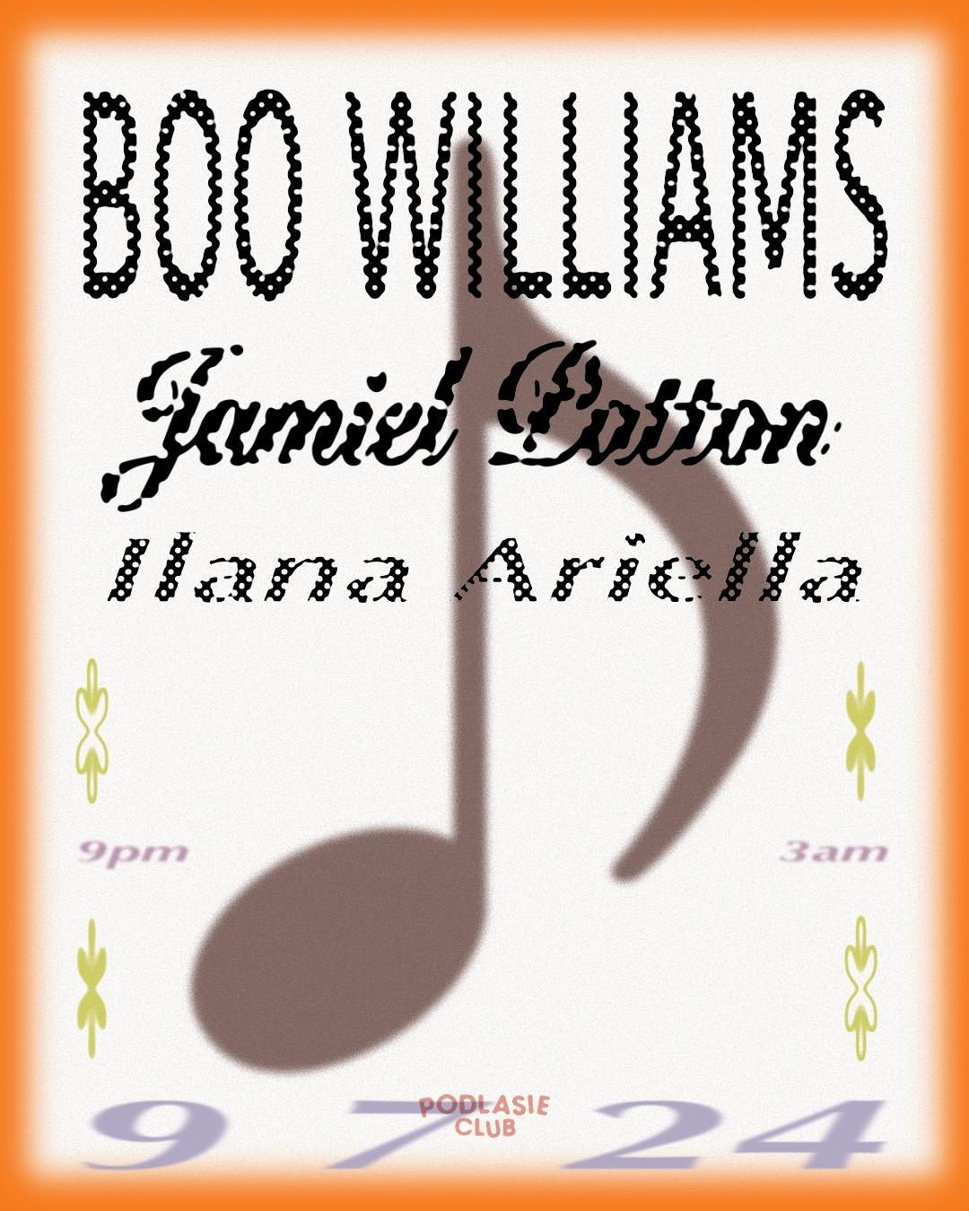 Boo Williams, Jamiel Patton, Ilana Ariela