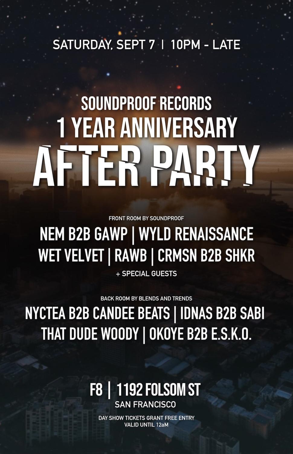 After Party' (Sp Records 1-Year Night Show)