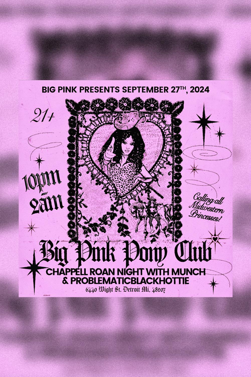 Big Pink Pony Club: Chappell Roan Night