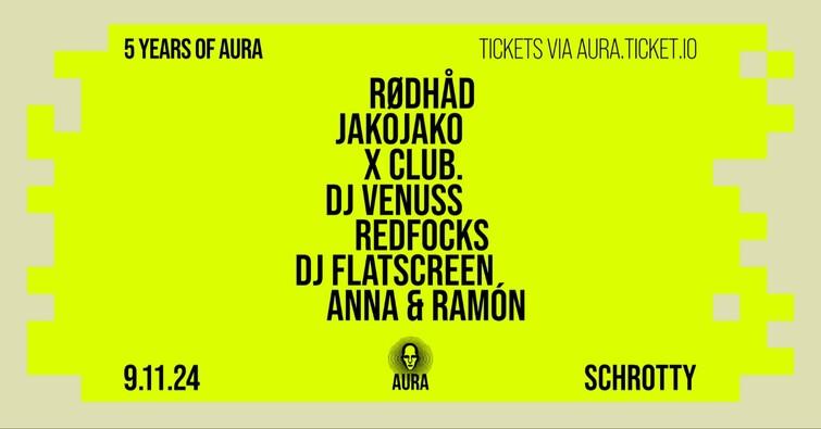 Aura Weekender Part Ii Mit Rødhåd, Jako Jako, X Club. Uvm