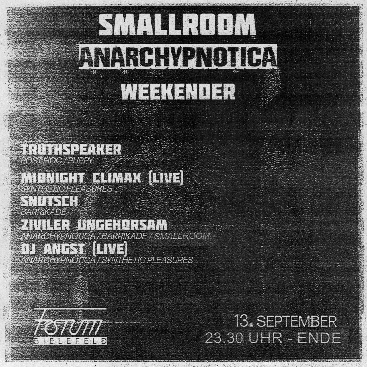 Smallroom Weekender