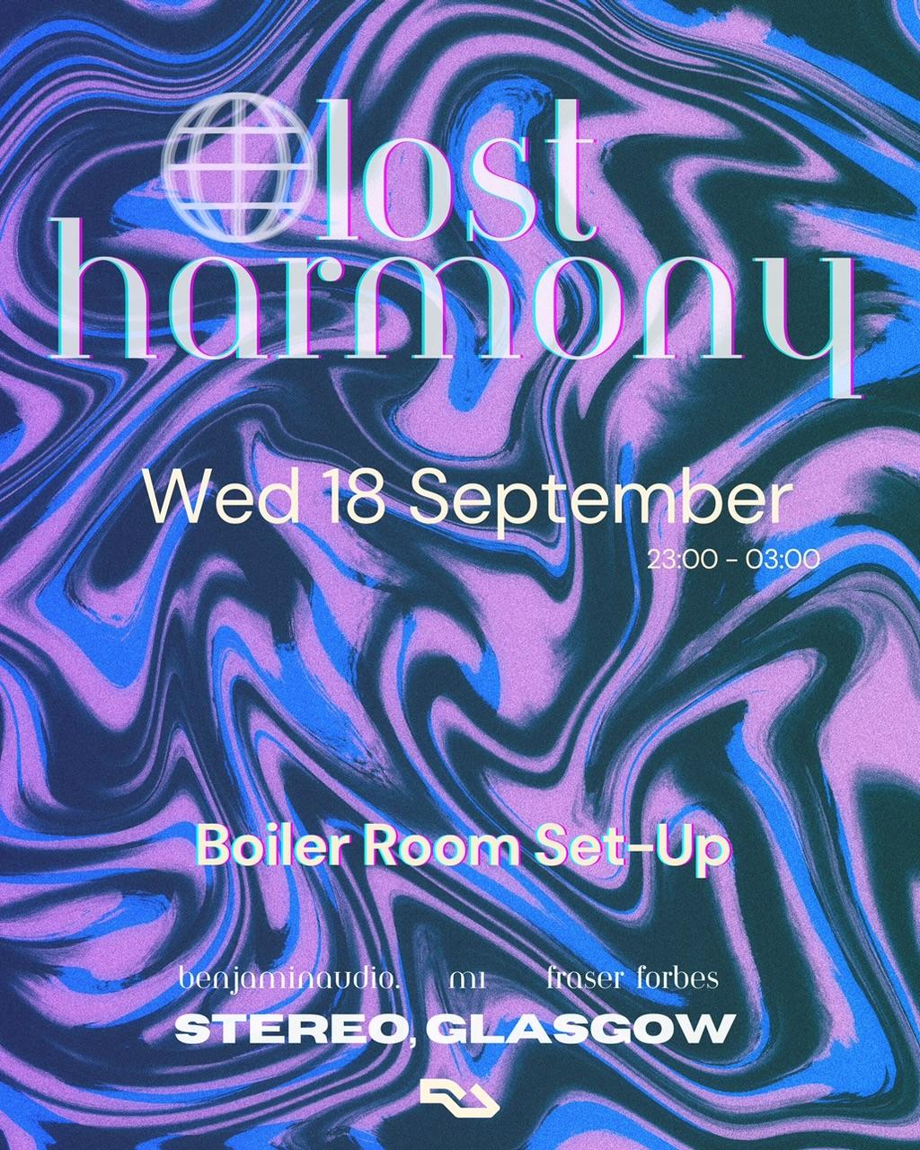 Lost Harmony: Boiler Room Set-Up