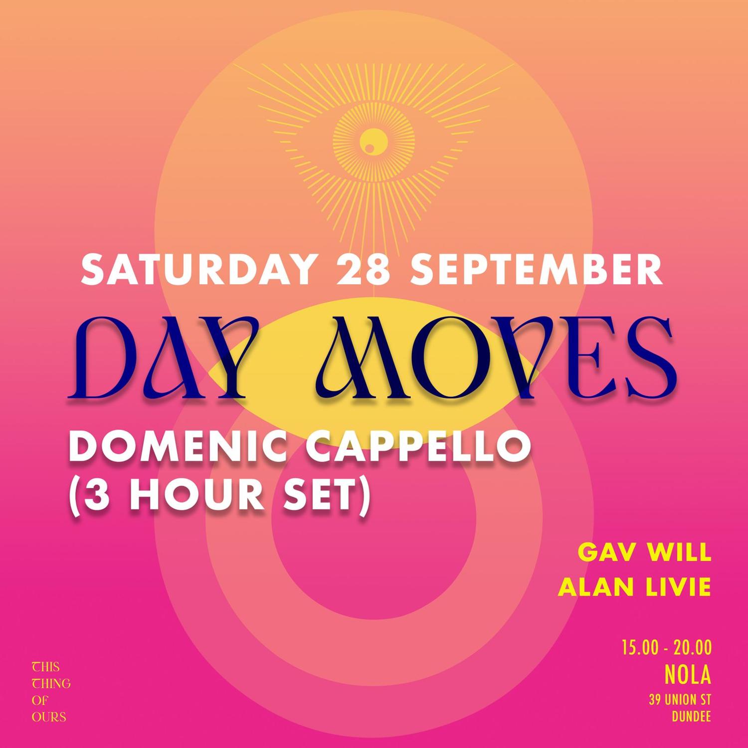 Day Moves With Gav Will With Guest Domenic Cappello