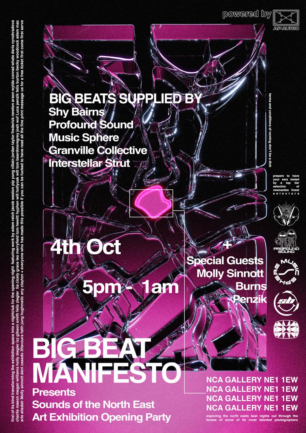 'Sounds Of The North East' Big Beat Manifesto Exhibition Opening Party 