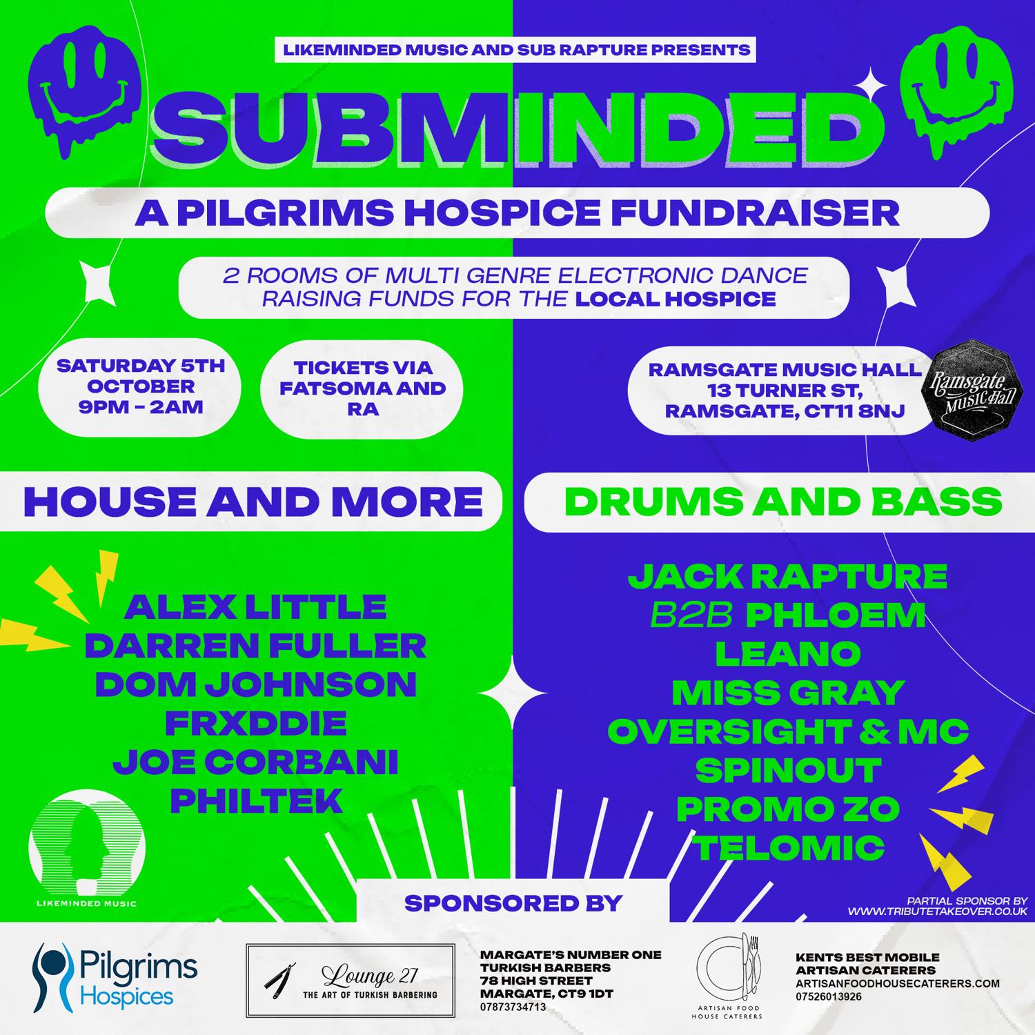 Subminded - A Pilgrims Hospice Fundraiser