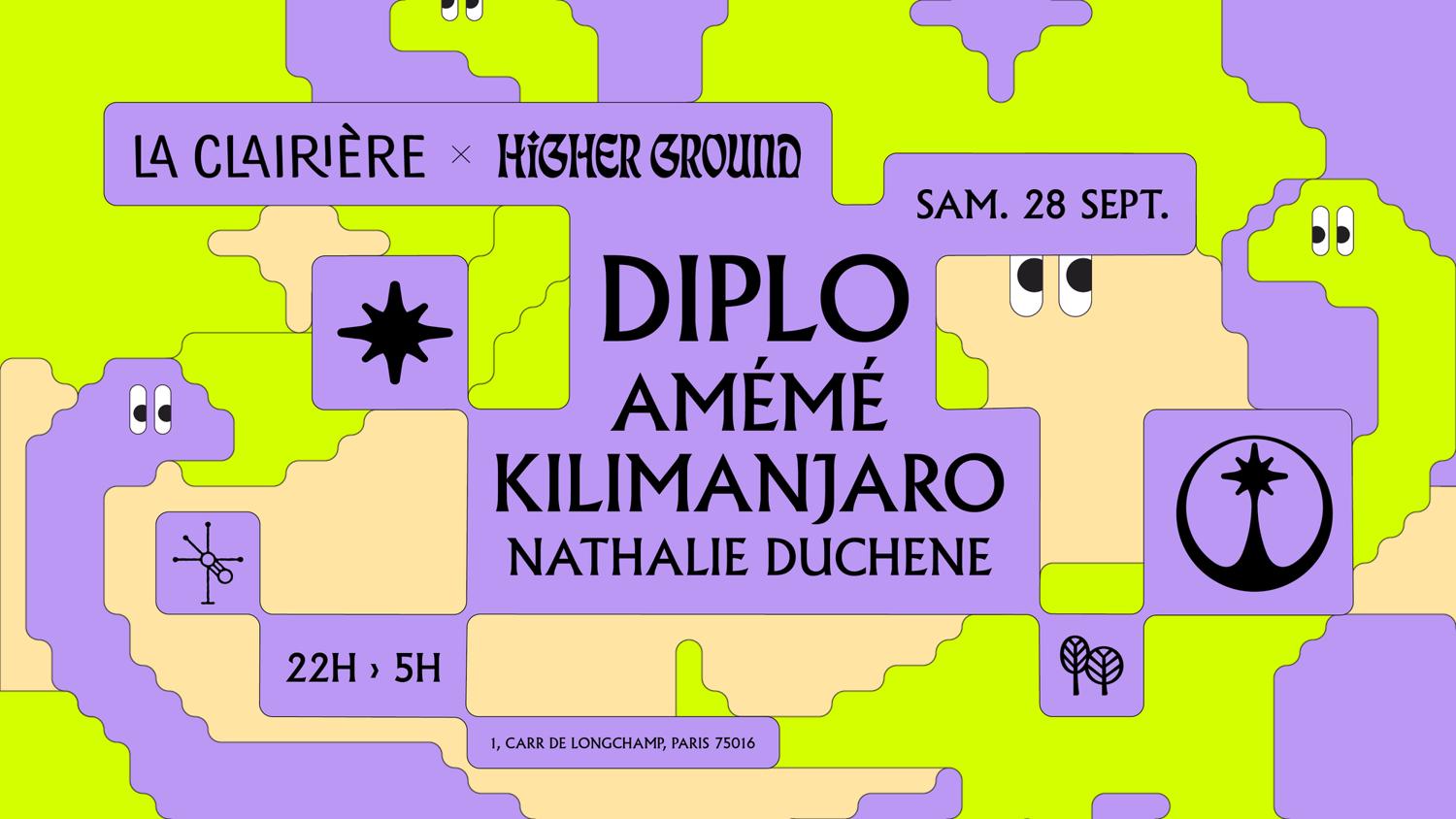 La Clairière X Higher Ground: Diplo