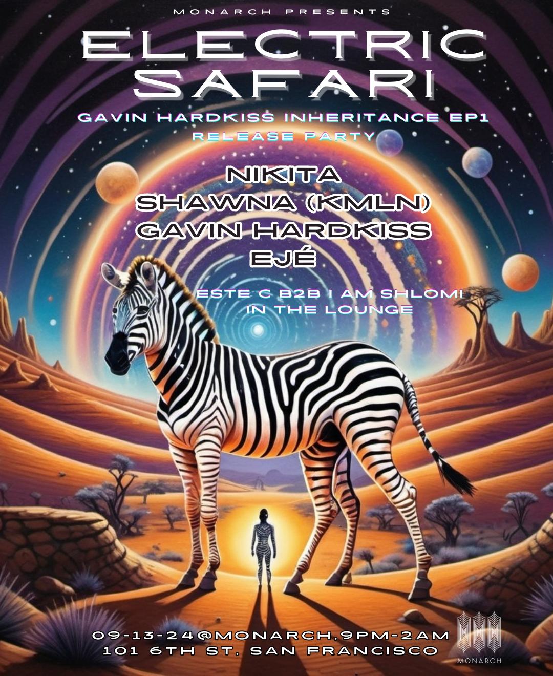 Electric Safari With Nikita, Shawna, Gavin Hardkiss, Eje