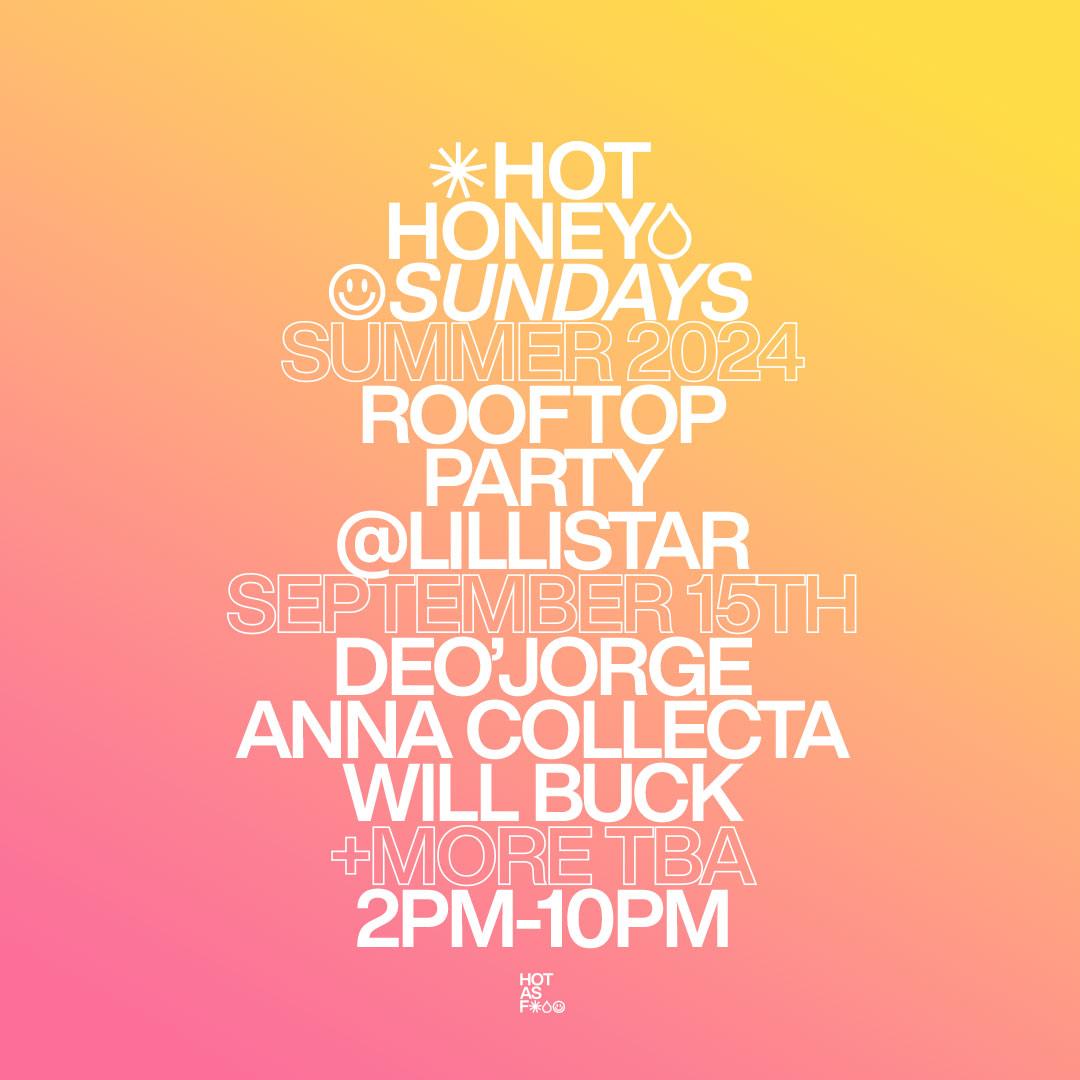 Hot Honey Sundays Rooftop Party