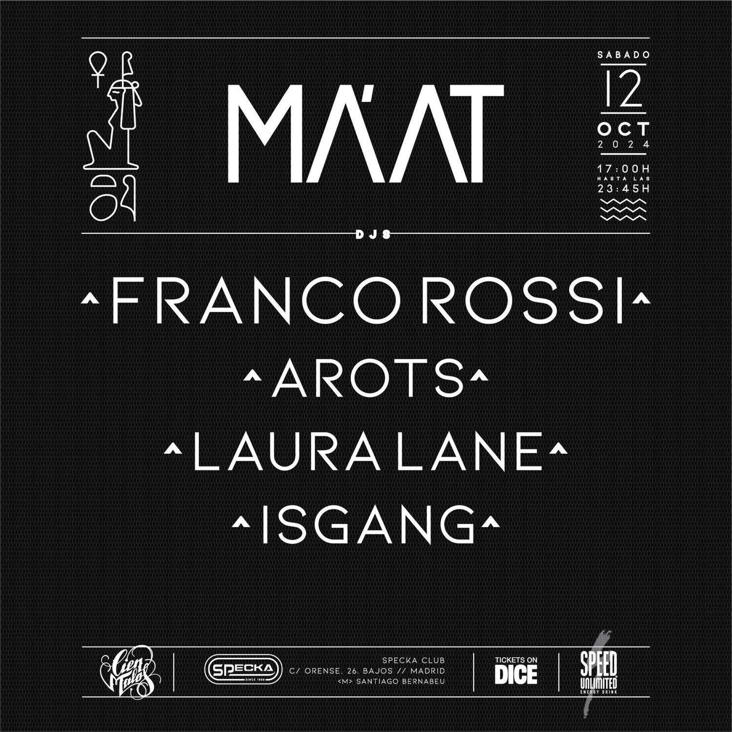 Franco Rossi + Arots + Laura Lane + Isgang - Ma'At 01