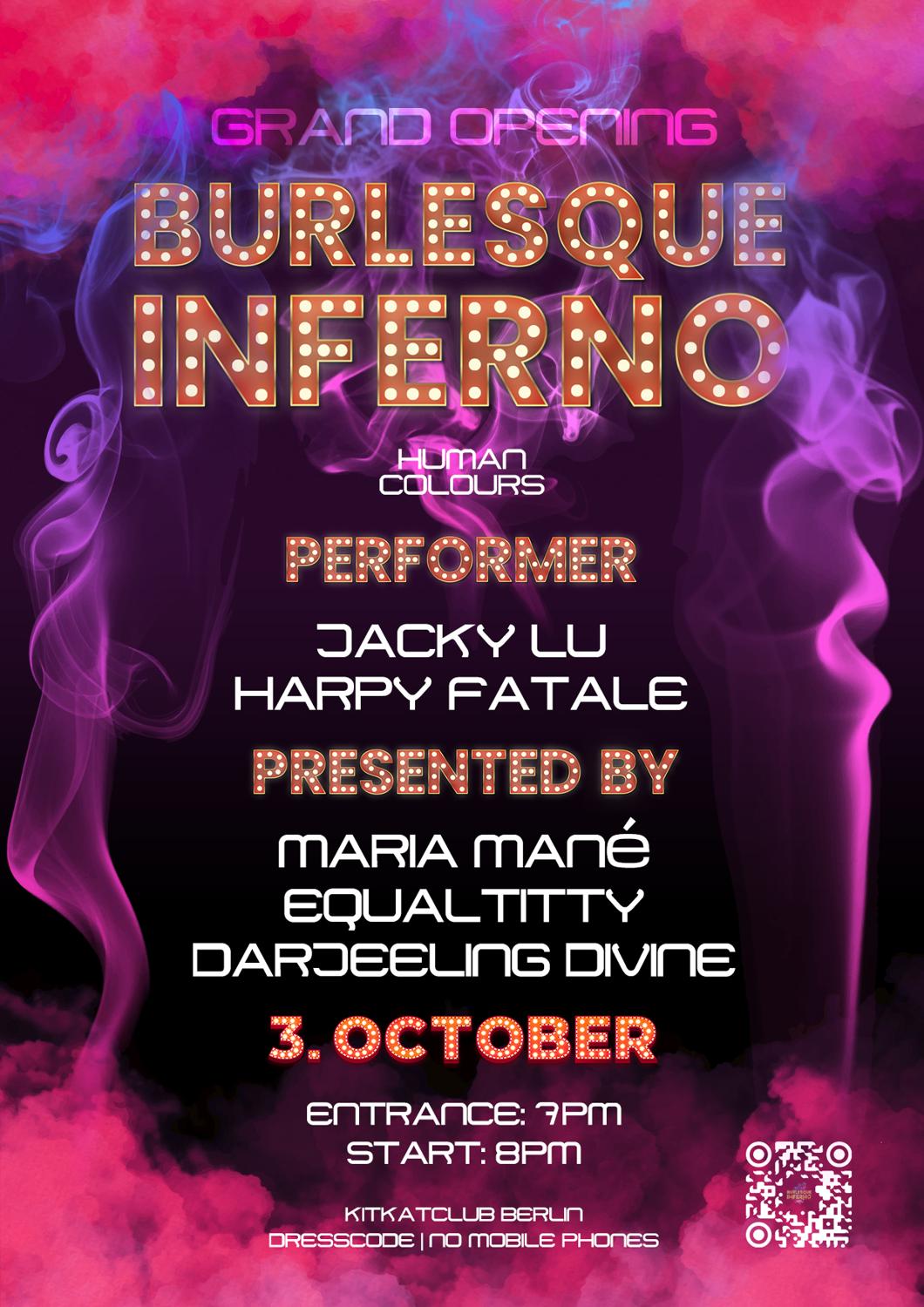 Burlesque Inferno At Kitkat - Grand Opening - The Fusion Of Burlesque & Drag