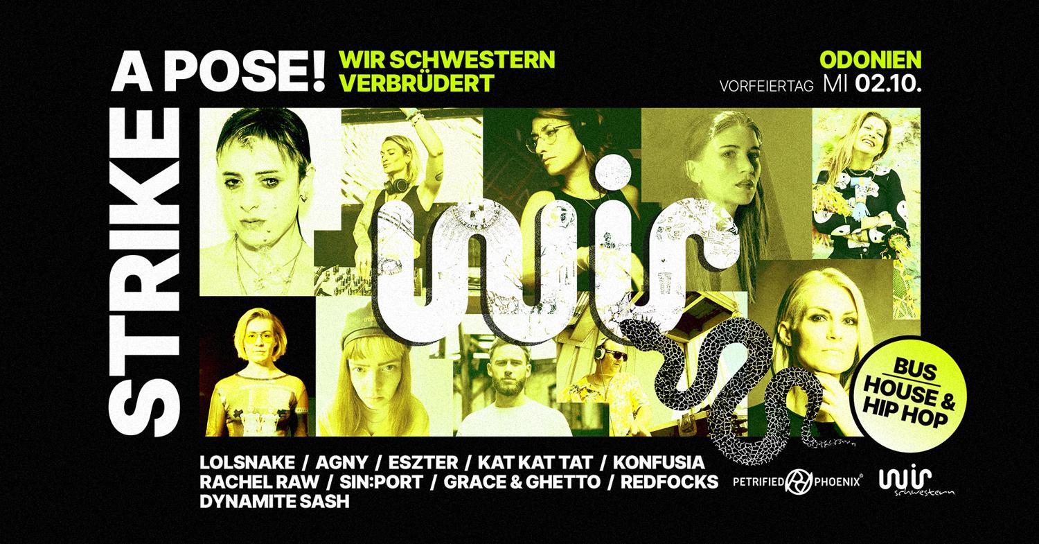 Wir Schwestern With Lolsnake, Konfusia, Kat Kat Tat, Rachel Raw, Eszter, Agny, Sin:Port Uvm