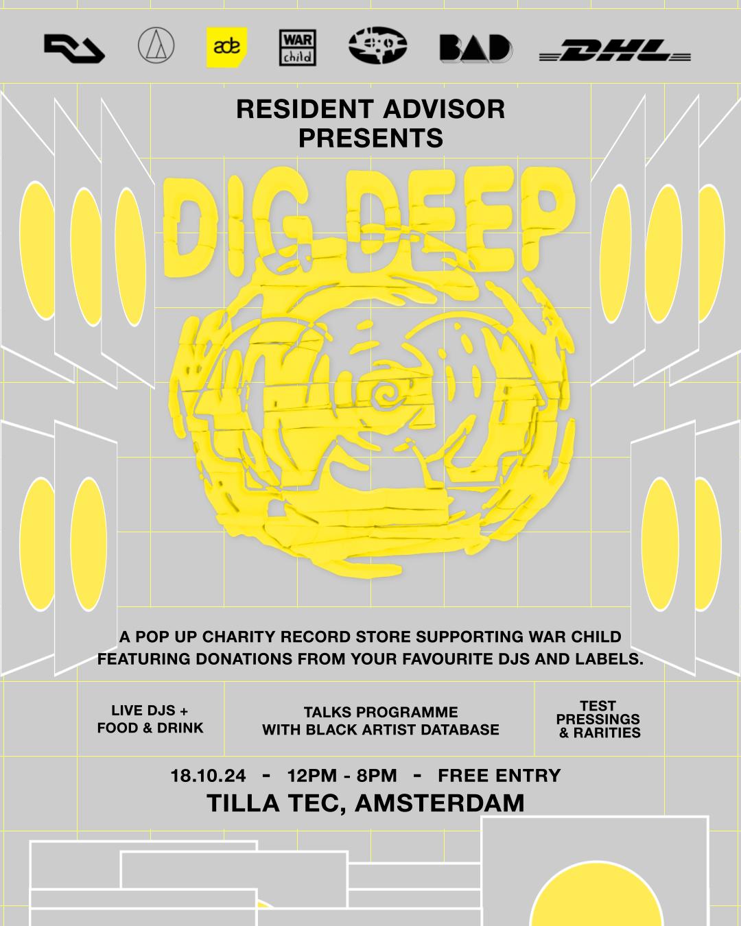 Ra Presents Dig Deep At Ade: A Charity Record Fair For War Child