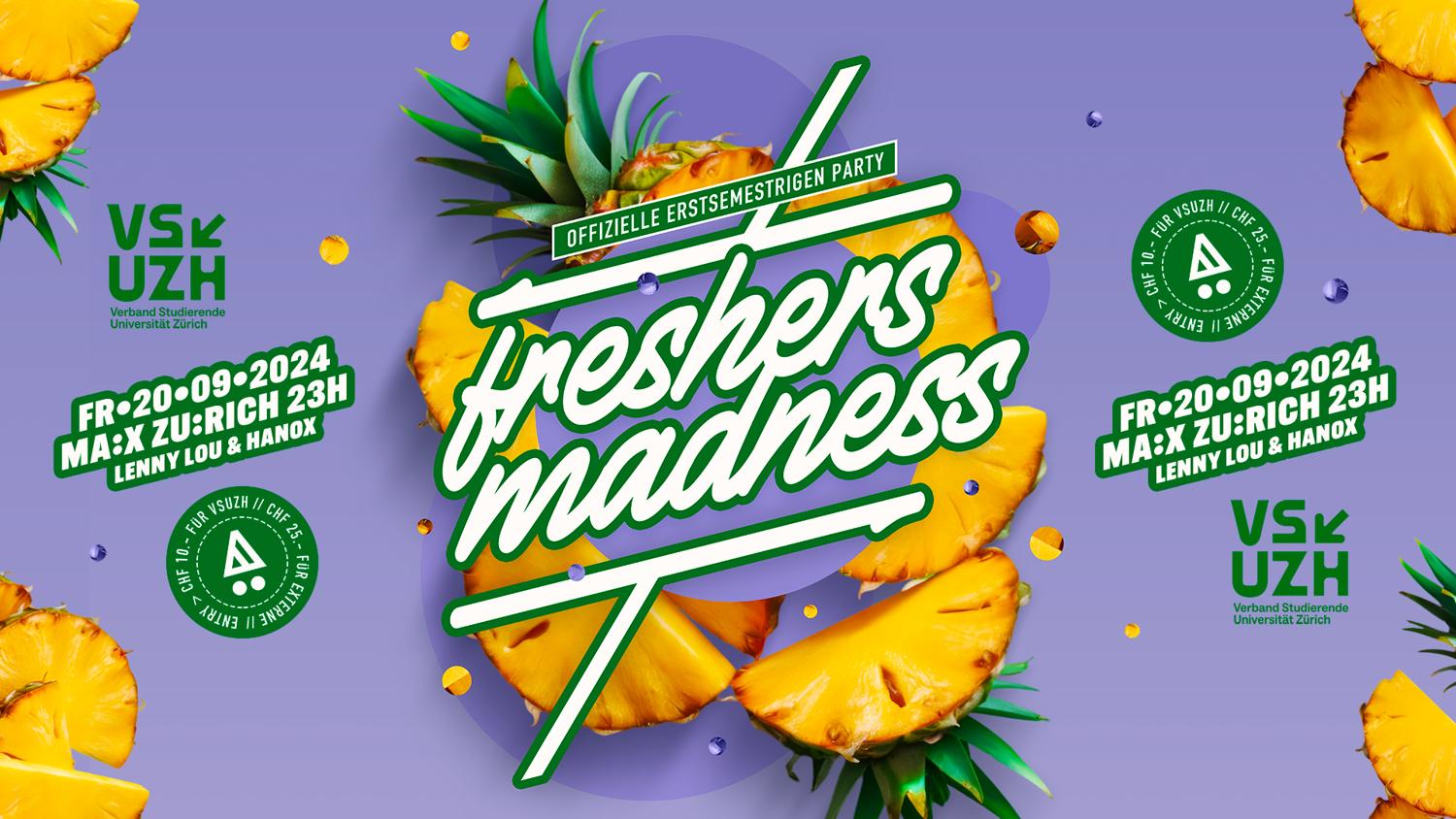 Freshers Madness - Offizielle Erstsemestrigen Party Des Vsuzh