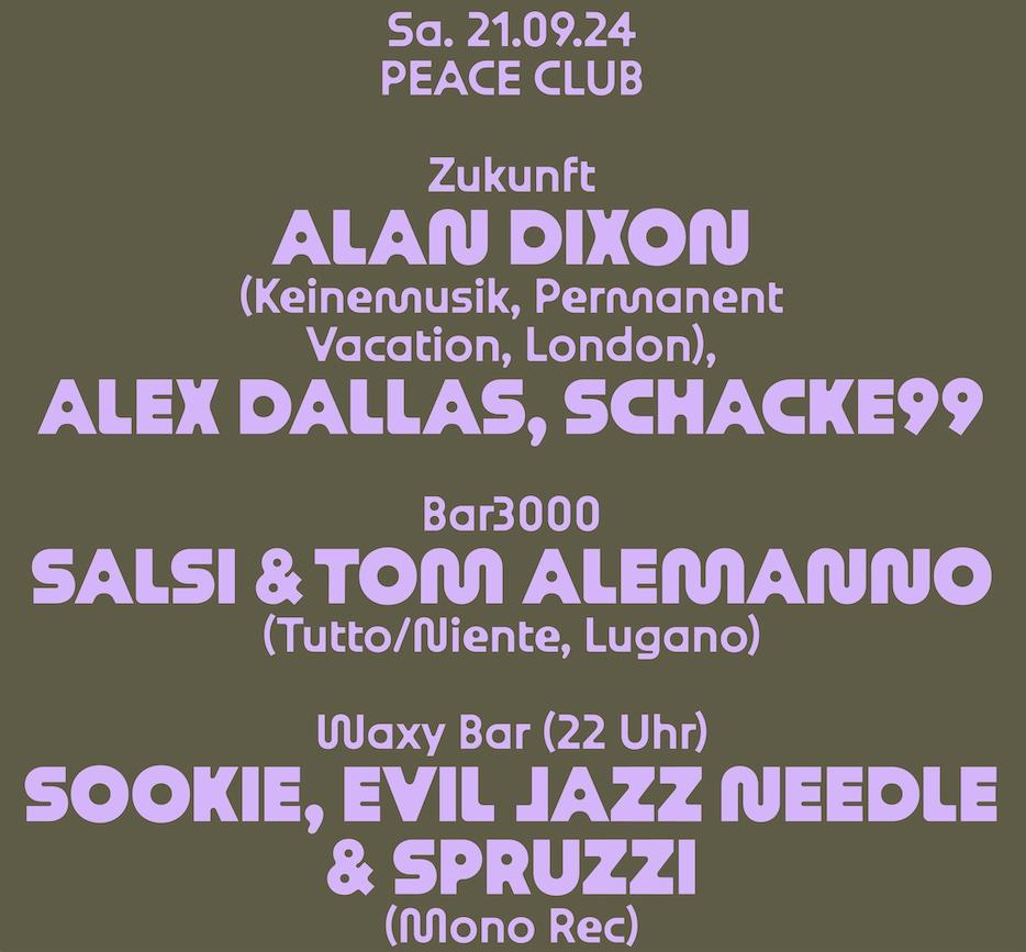 Peace Club: Alan Dixon, Alex Dallas, Schacke99