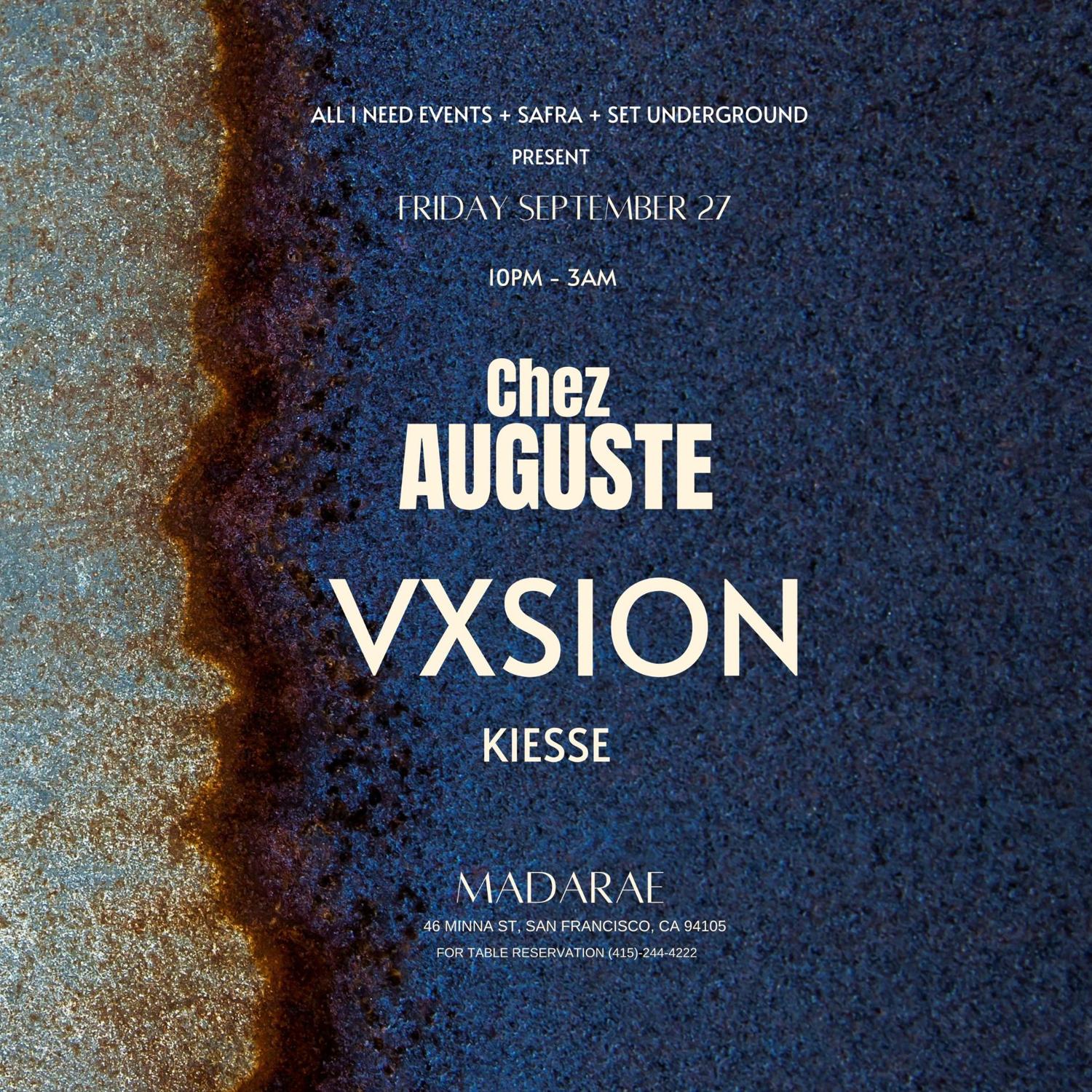 Vxsion + Auguste (Afro House) At Madarae