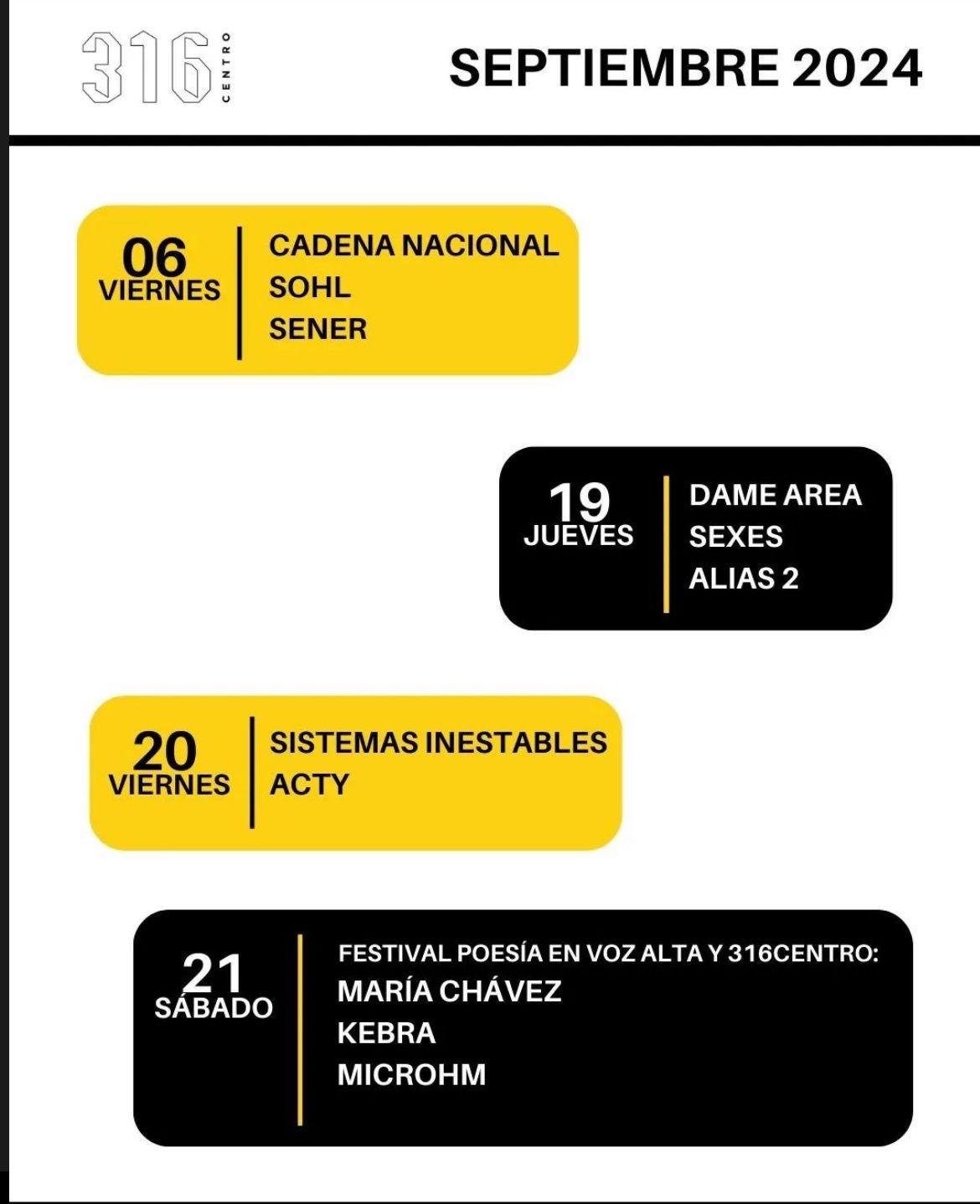 316Centro Septiembre 19-21