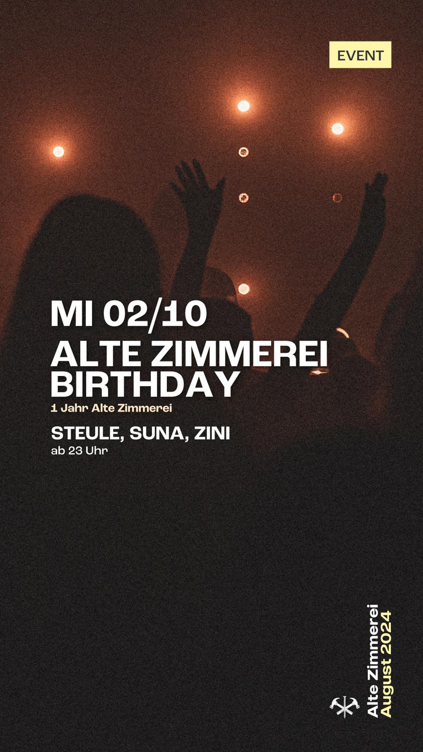 Alte Zimmerei Birthday