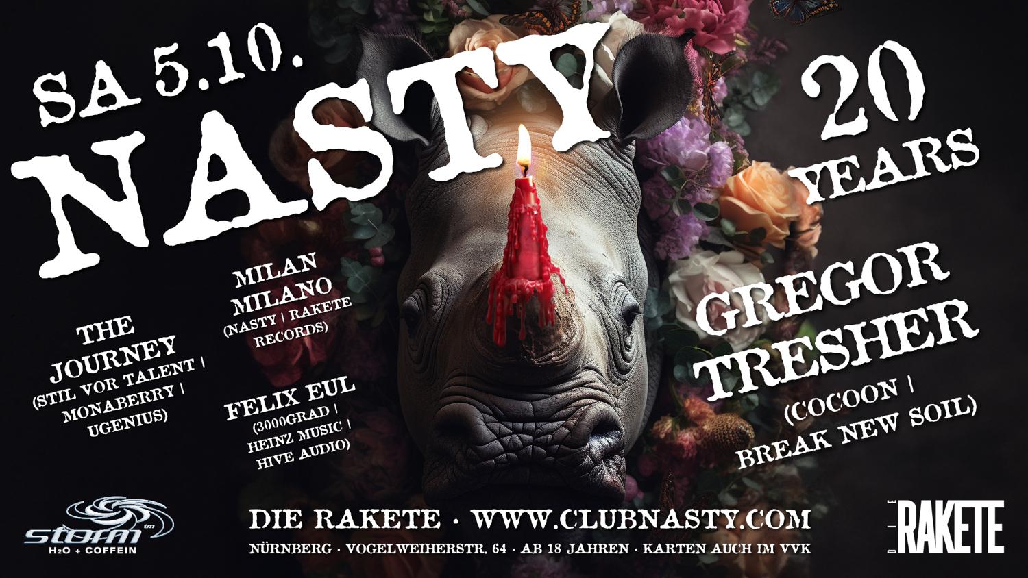 20 Jahre Nasty Pres. Gregor Tresher (Cocoon)