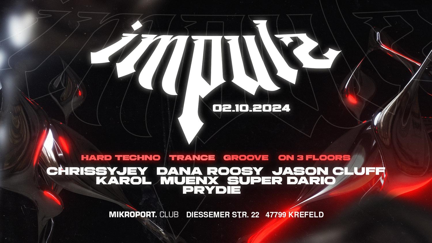 Impulz With Prydie & Jason Cluff In Krefeld