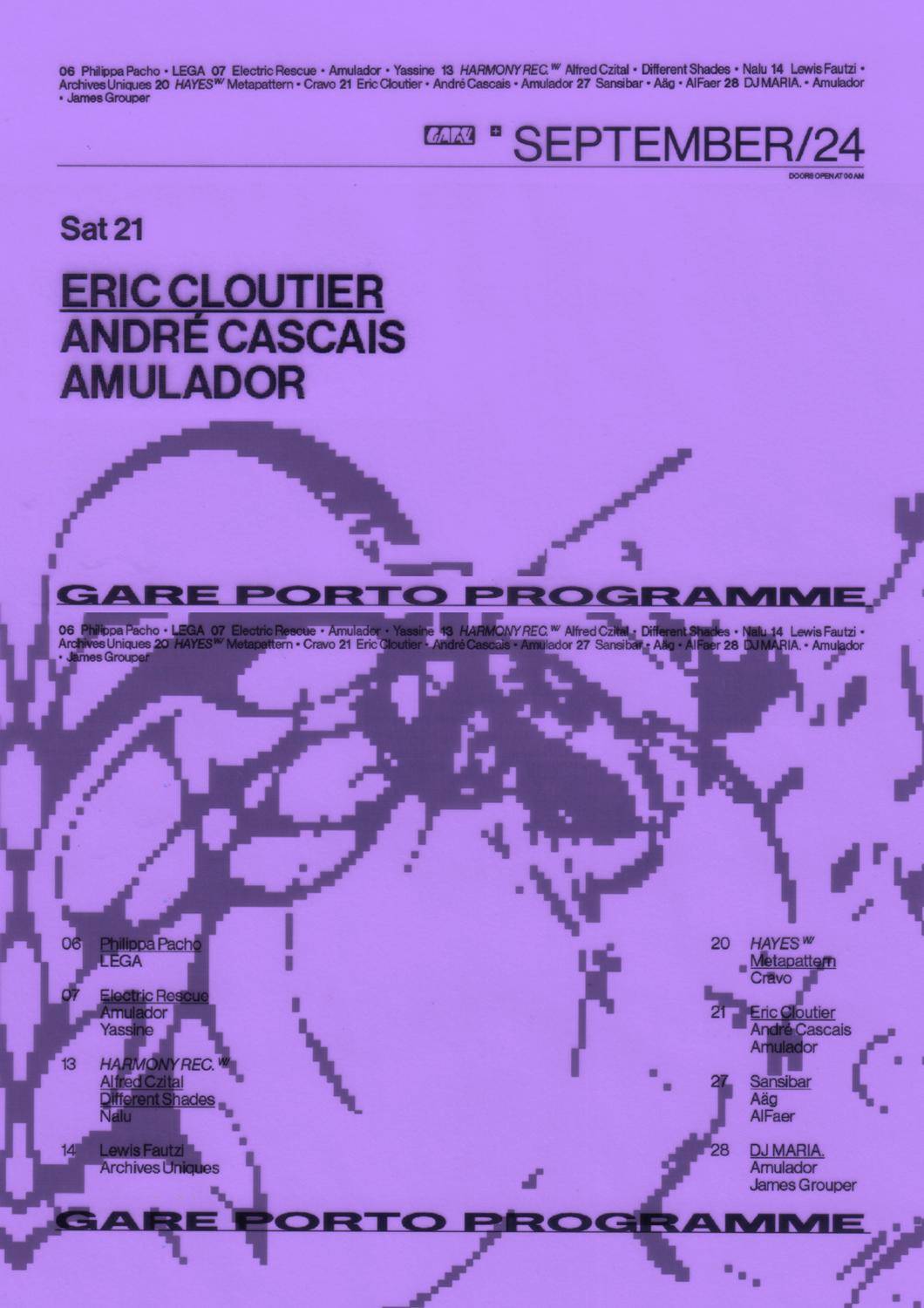 Eric Cloutier + André Cascais + Amulador