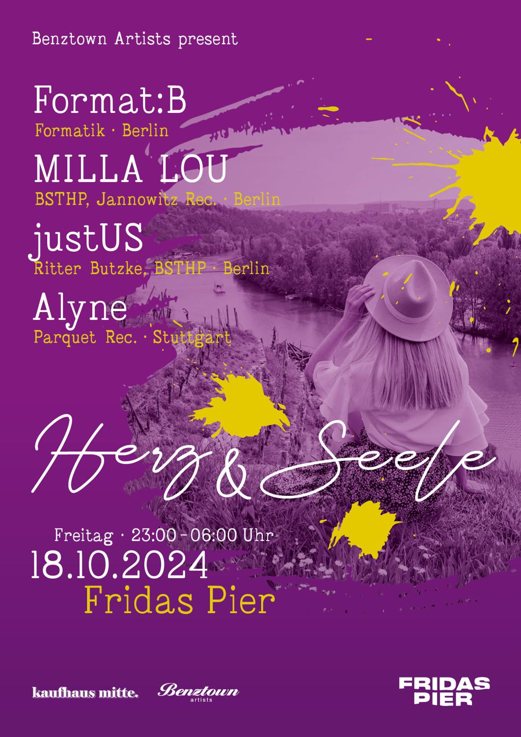 Herz & Seele W./ Format:B, Milla Lou, Justus, Alyne