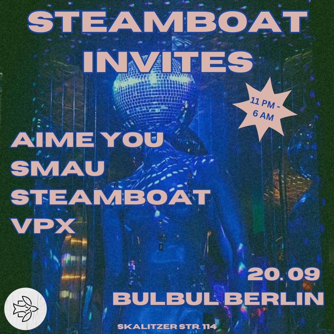 Steamboat Invites: Aimé You, Smau, Steamboat, Vpx