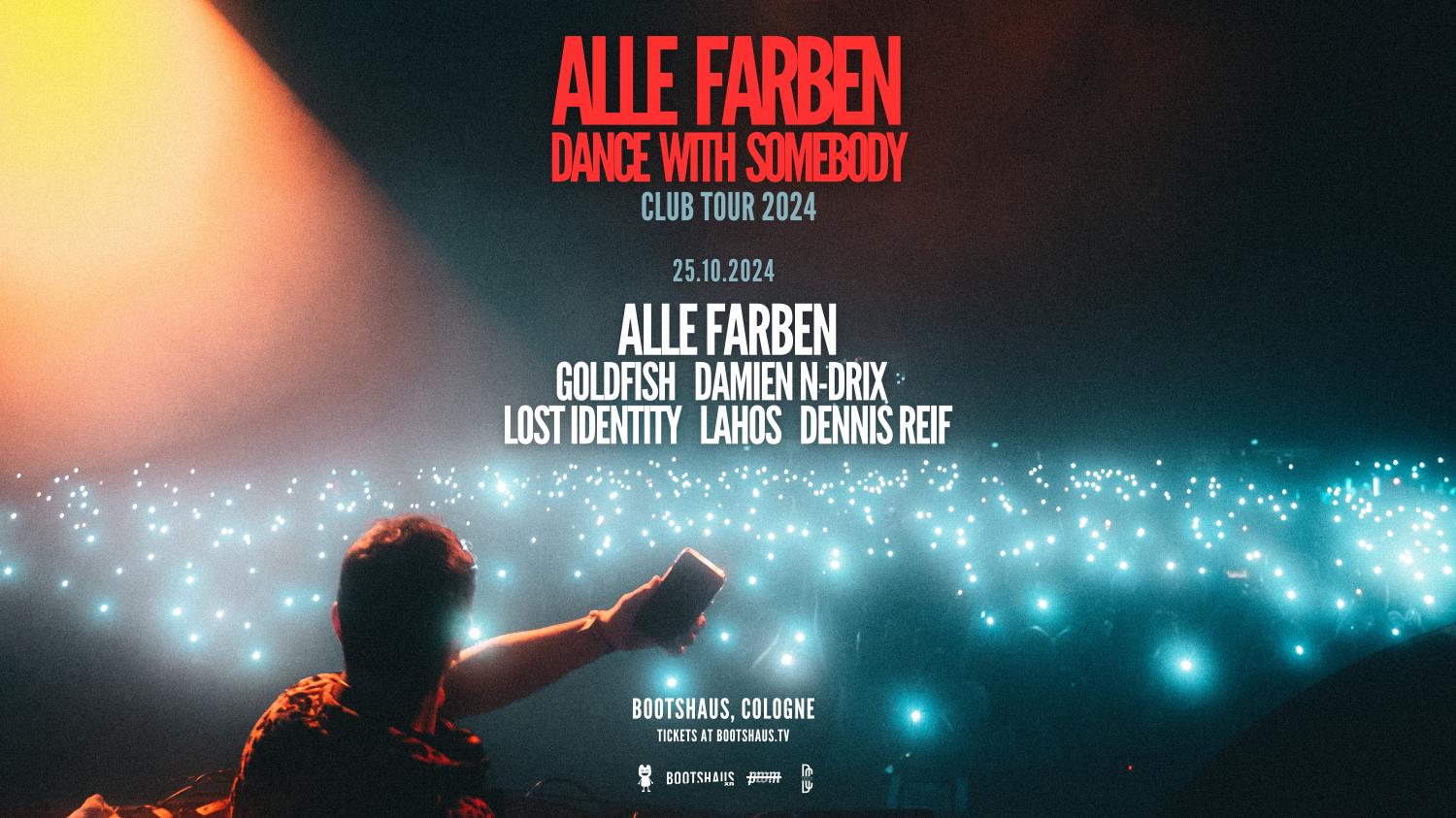 Alle Farben Club Tour 2024 /W Goldfish, Damien N-Drix, Lost Identity Uvm