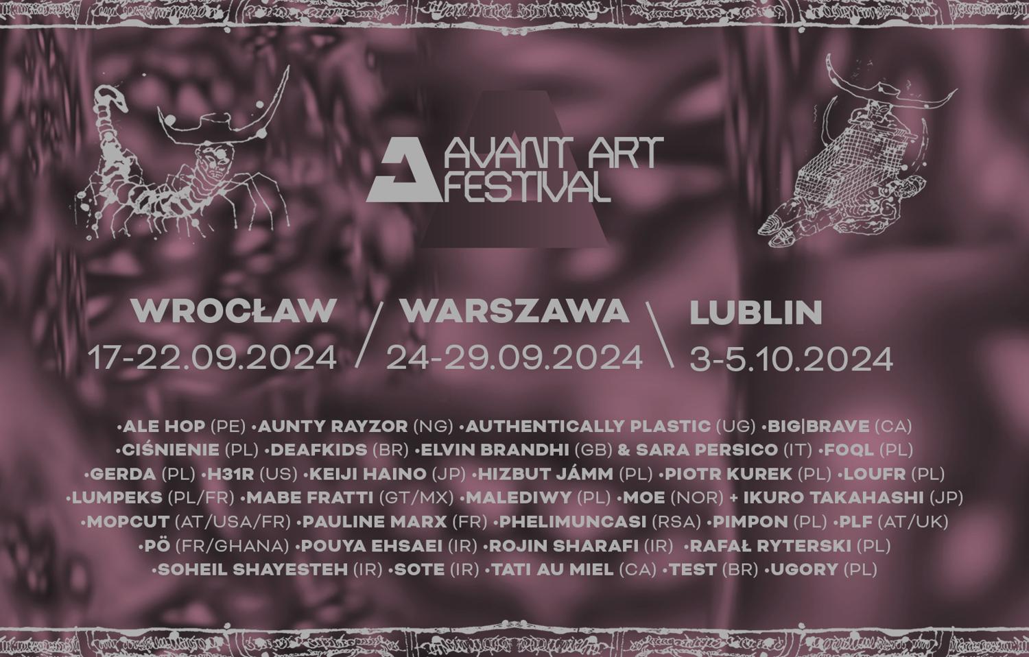 Avant Art Festival 2024 Wrocław