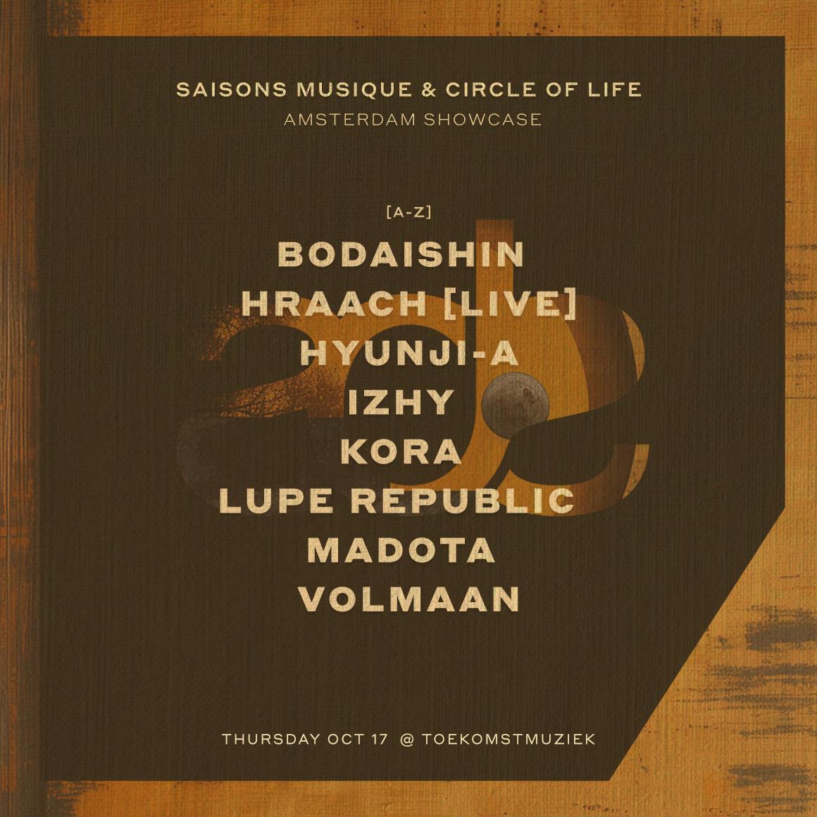 Saisons Musique & Circle Of Life Showcase At Ade 2024