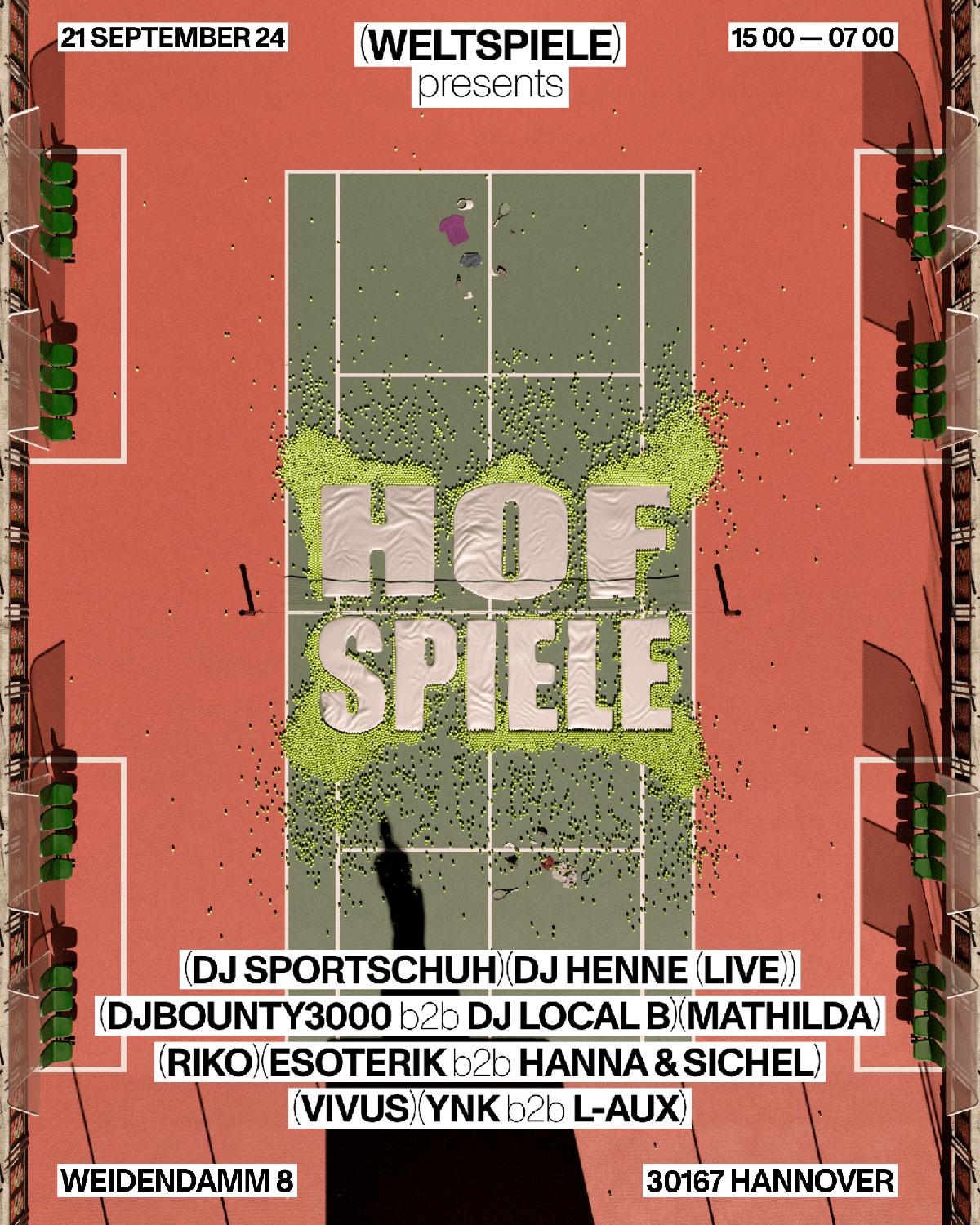 Weltspiele Presents Hofspiele