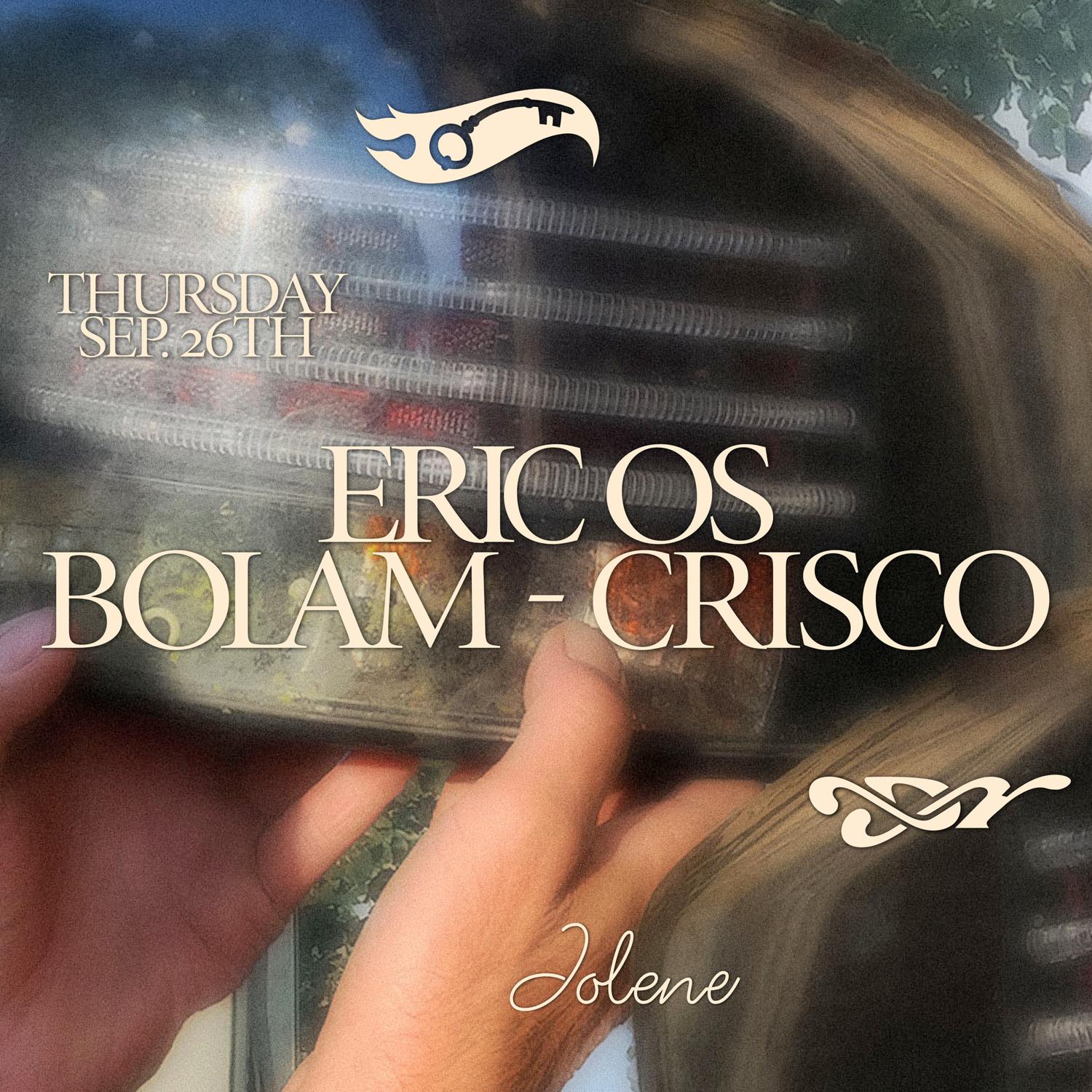 Prog Realm Pres. Eric Os, Bolam, Crisco