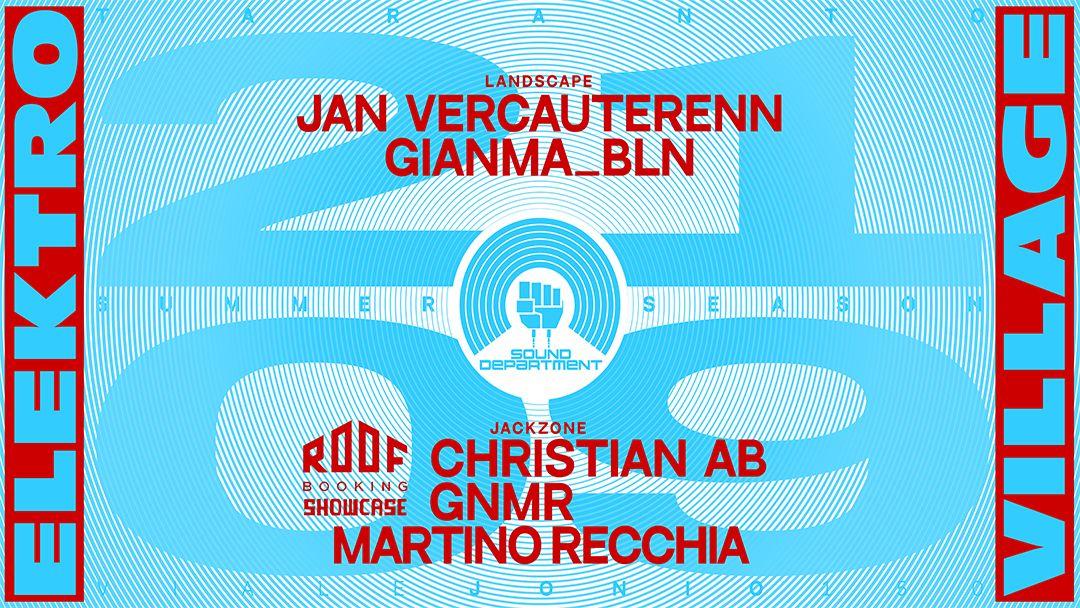 Sound Department 21 Sept With Jan Vercauterenn, Christian Ab, Gnmr, Martino Recchia Gianma Bln