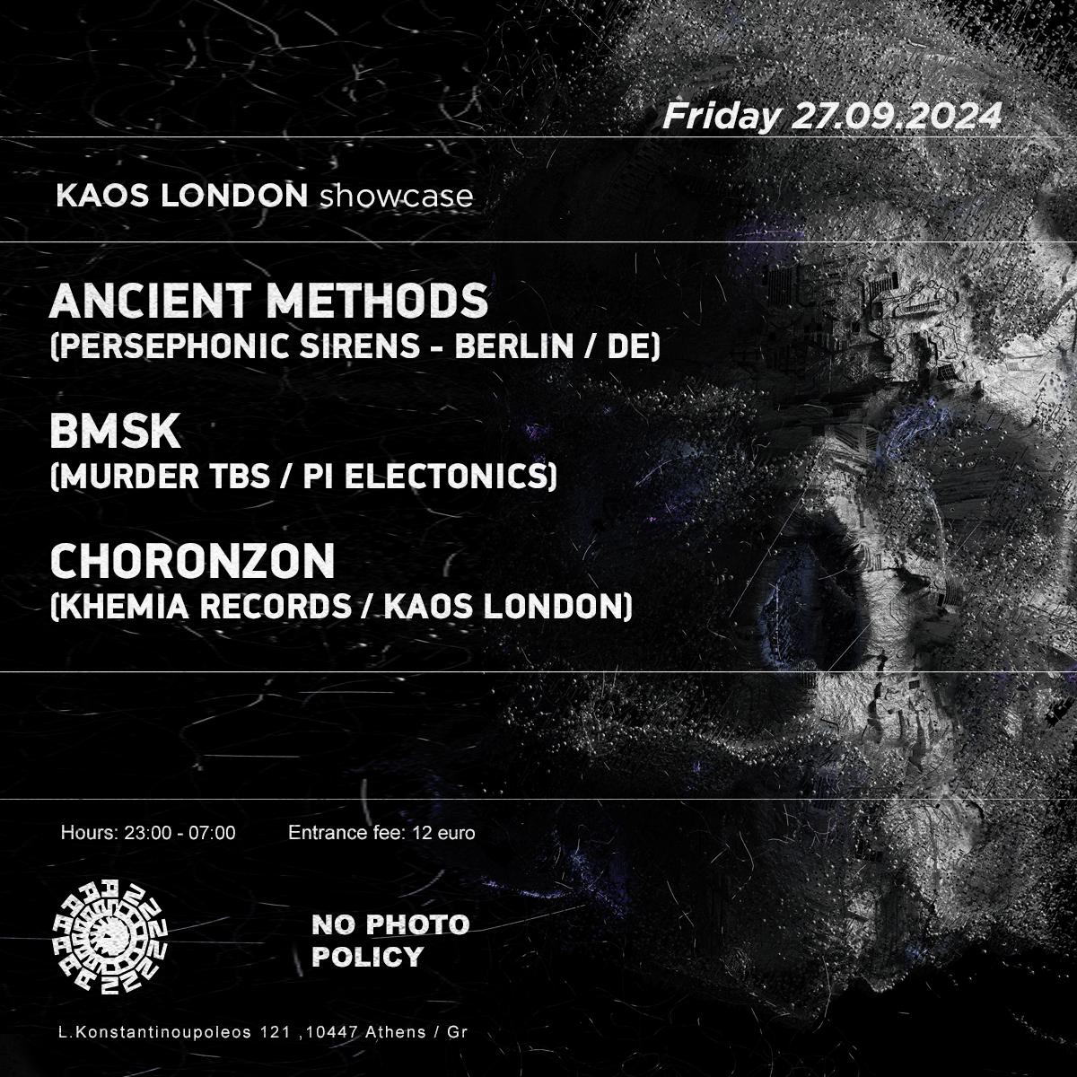 Kaos London Showcase With Ancient Methods