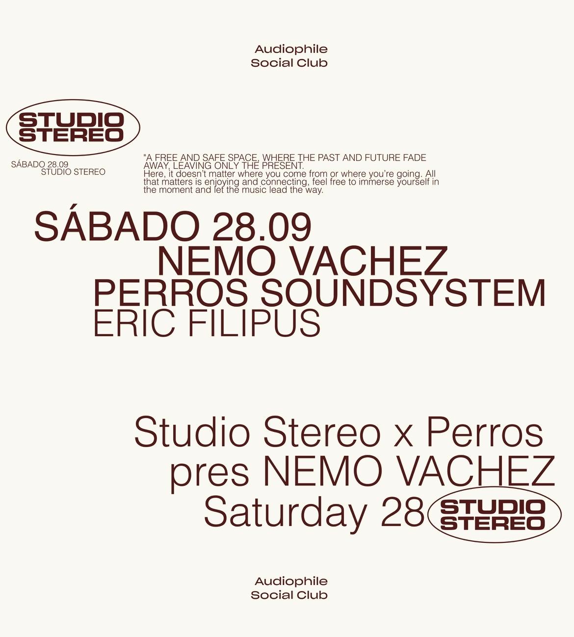 Studio Stereo X Perros Pres Nemo Vachez