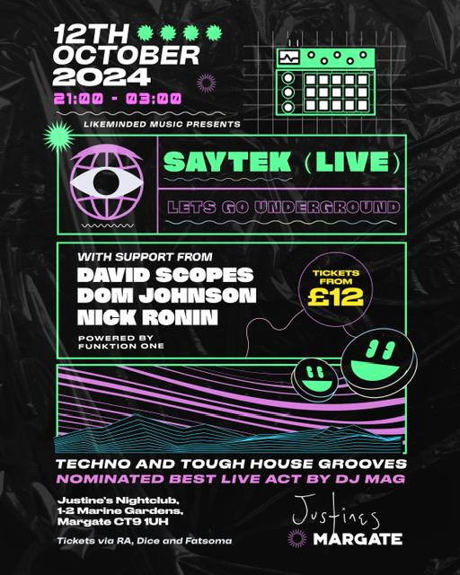 Likeminded Presents - Saytek (Live)