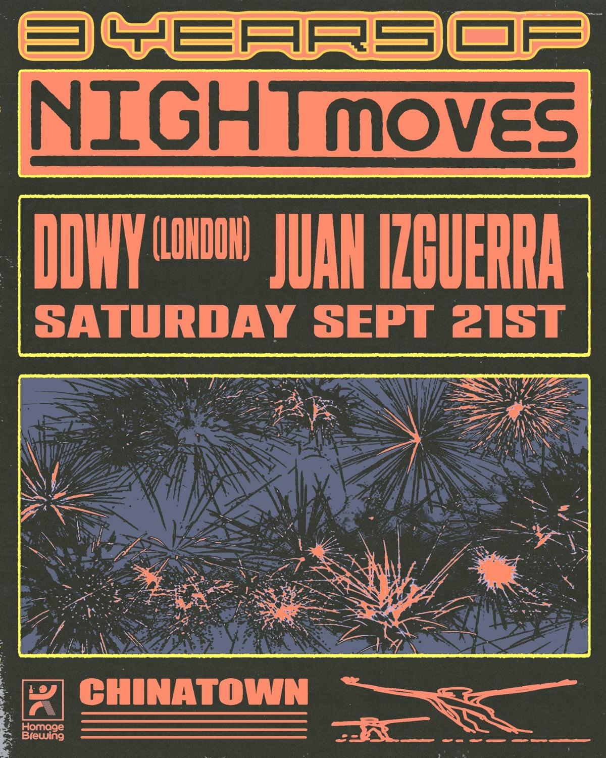 Three Years Of Night Moves Feat. Ddwy & Juan Izguerra