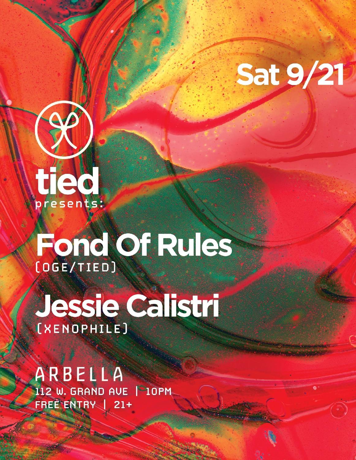 Tied Presents: Fond Of Rules, Jessie Calistri