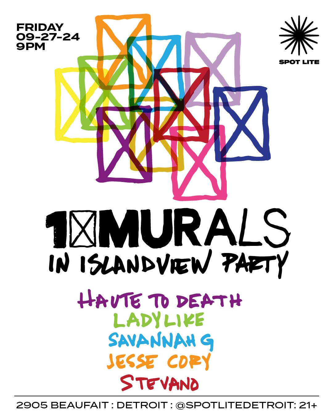 1Xrun Presents: Murals In Islandview Party