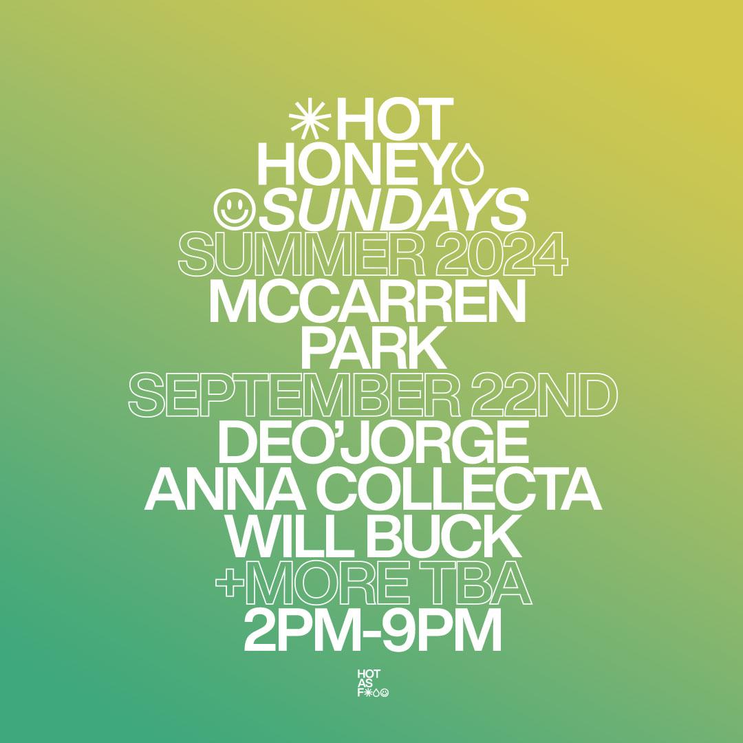 Hot Honey Sundays @ Mccarren Park