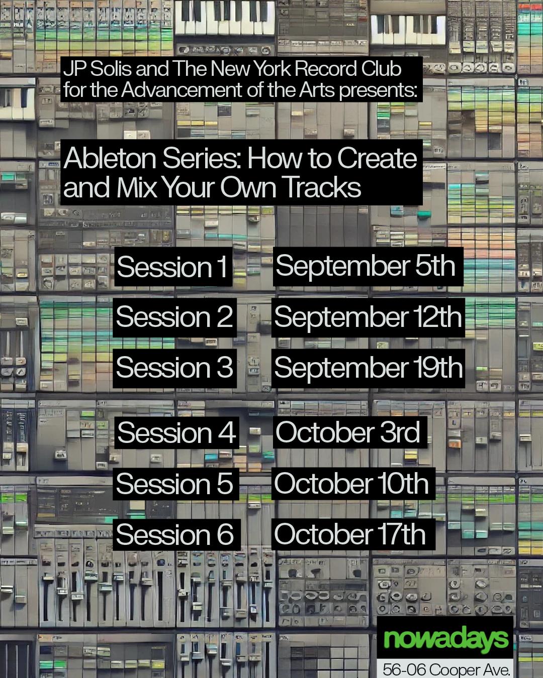 Ableton Series: How To Create And Mix Your Own Tracks, Part 6