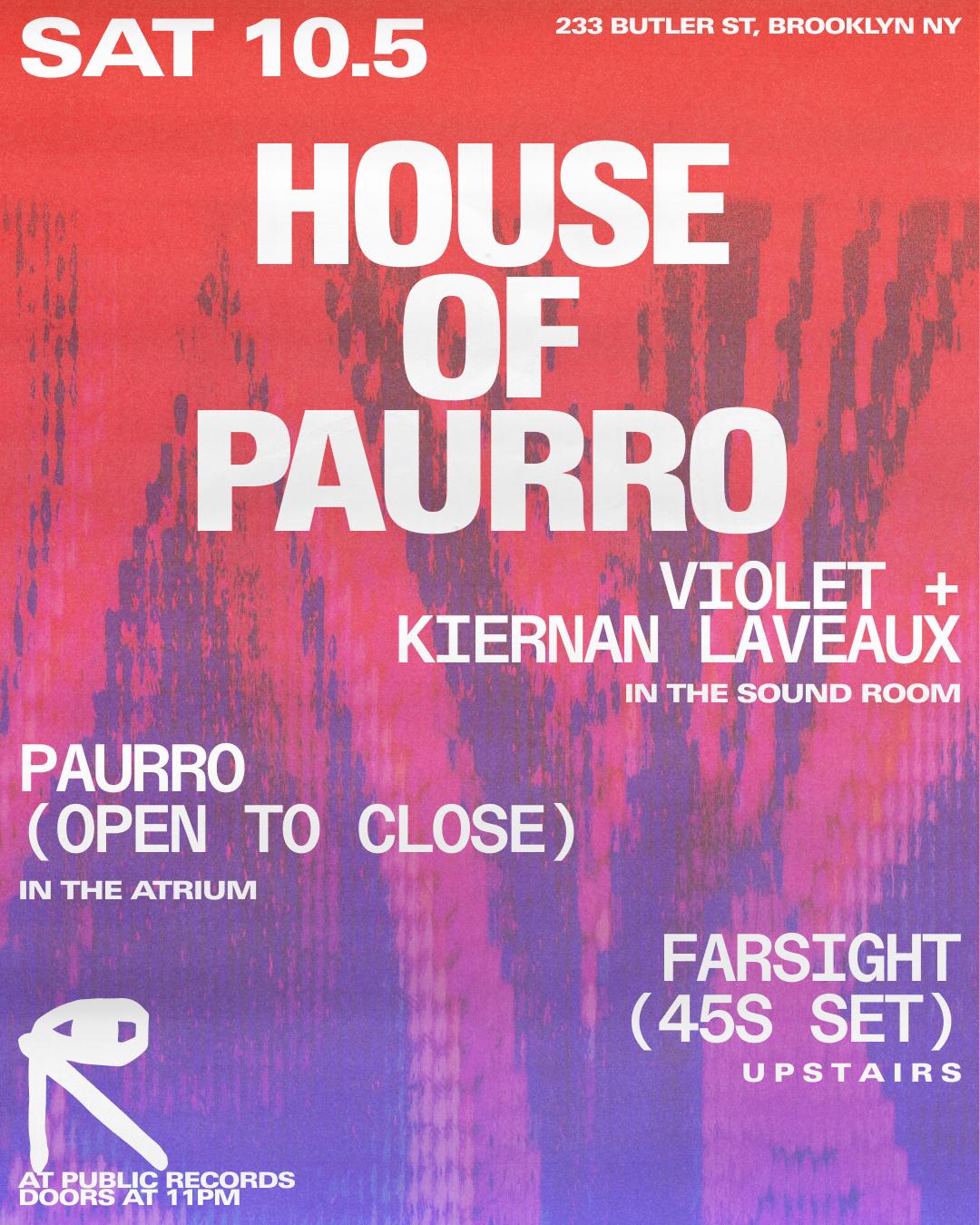 House Of Paurro: Violet + Kiernan Laveaux / Paurro / Farsight [45S Set]