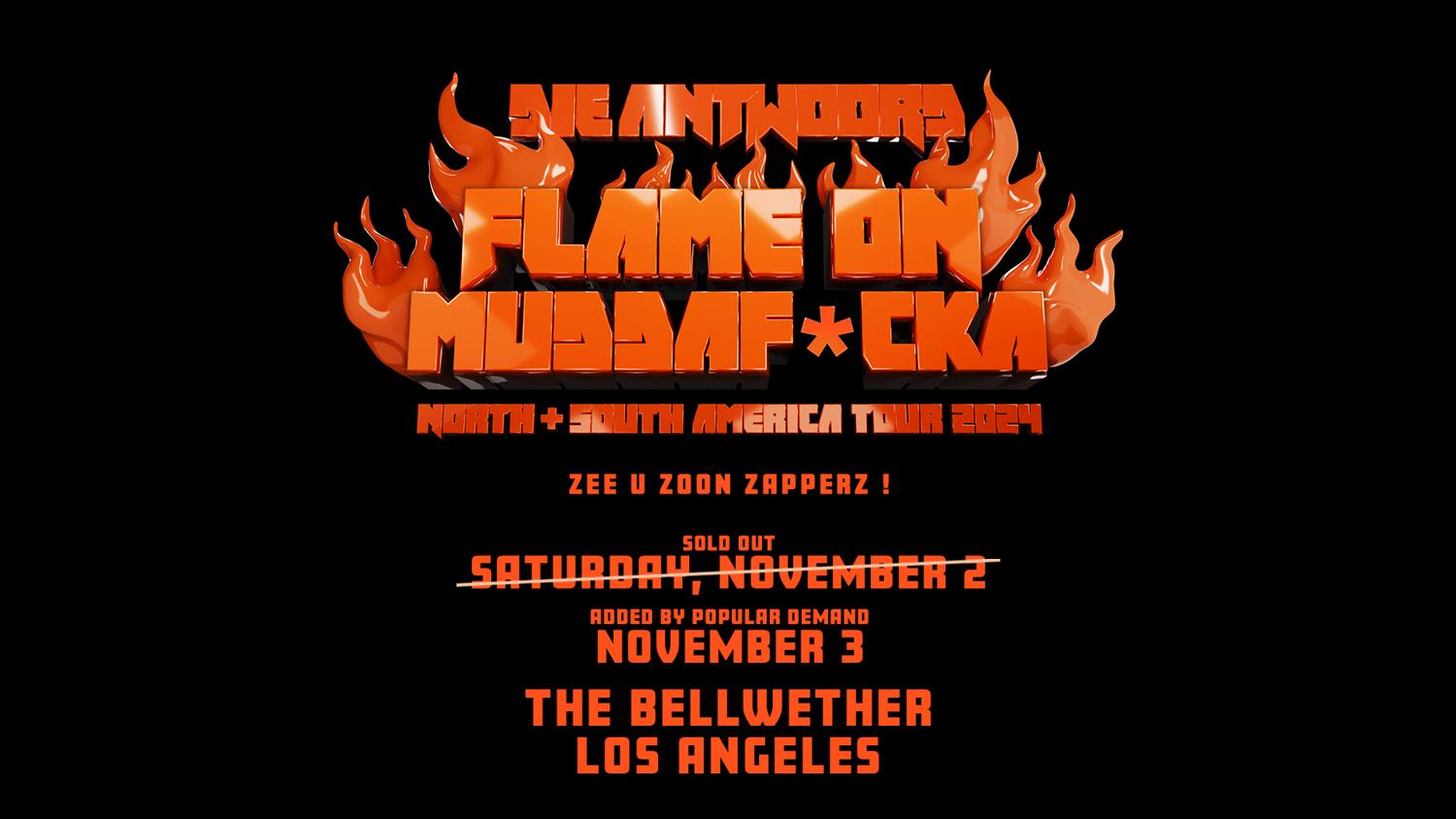 Die Antwoord - Second Night Added