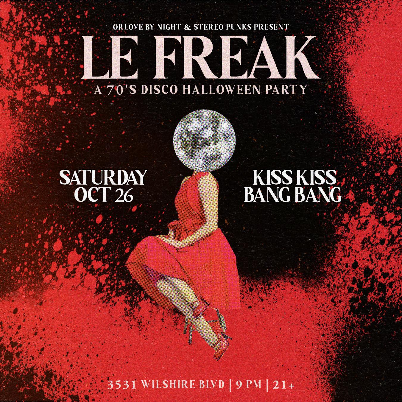 Le Freak: 70'S Disco Halloween Party