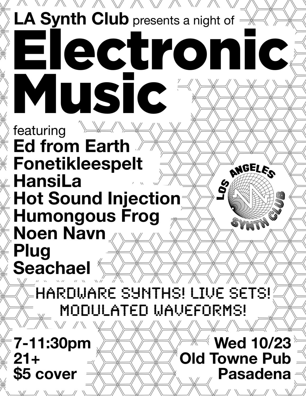 La Synth Club Presents Electronic Music Night