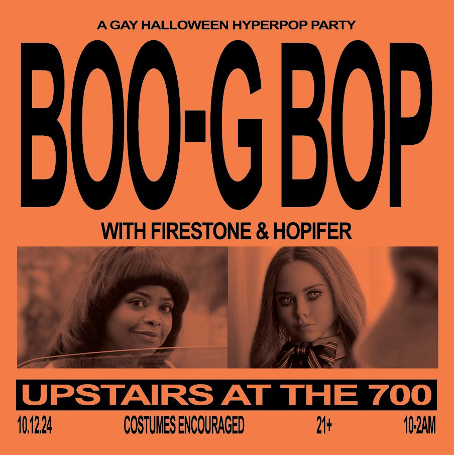 Boo-G Bop: A Gay Hyperpop Halloween Party