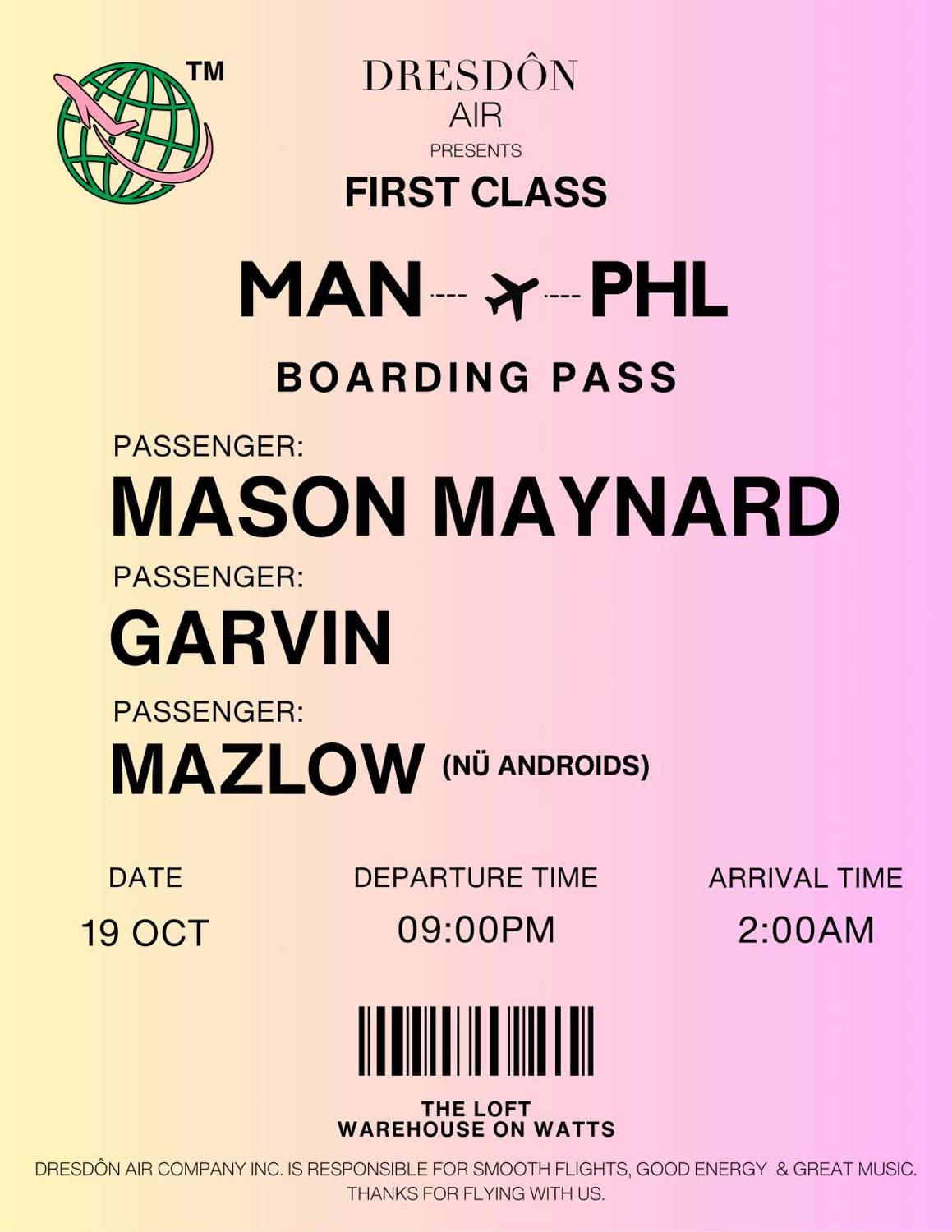 Dresdôn Air Presents: First Class